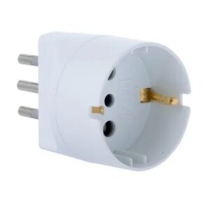 Adaptador Enchufe Europeo A Italiano