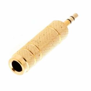 Adaptador Plug 6.3mm M a 3.5mm Stereo