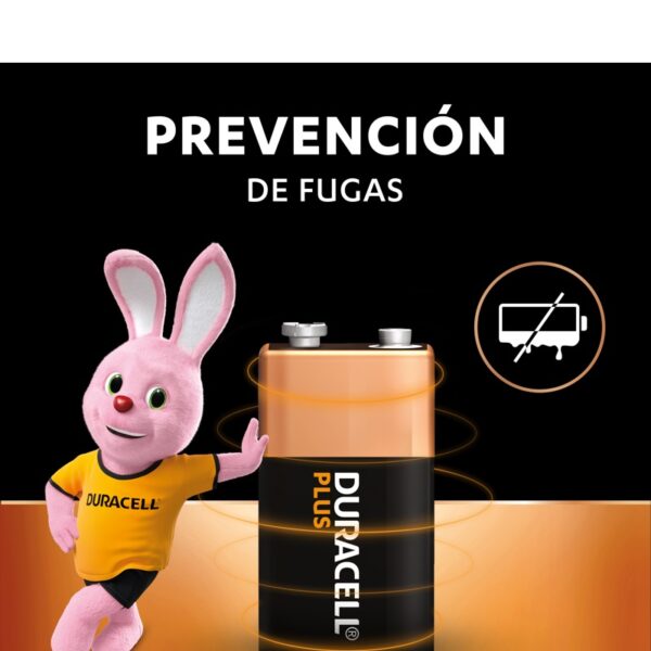 Bateria 9V Duracell  Alcalina - Imagen 2