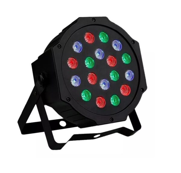 Foco Led Rgb 3X18 Dmx