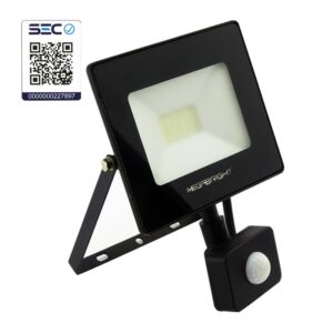 Reflector Led Solar 30w Con Sensor De Movimiento Megabrit