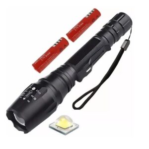 Linterna Led T6 Doble Bateria