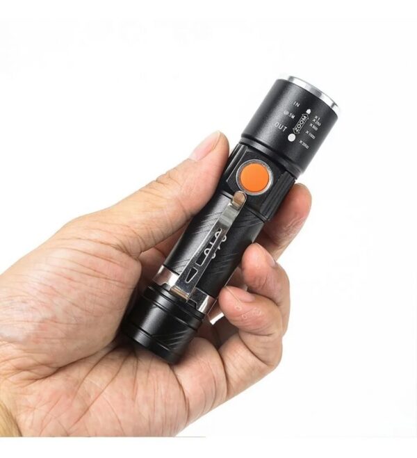 Linterna Led Recargable Usb 1800Lm - Imagen 4