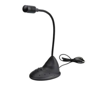 Microfono Flexible Para Pc Con Base