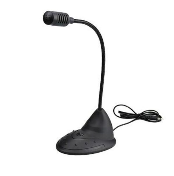 Microfono Flexible Para Pc Con Base