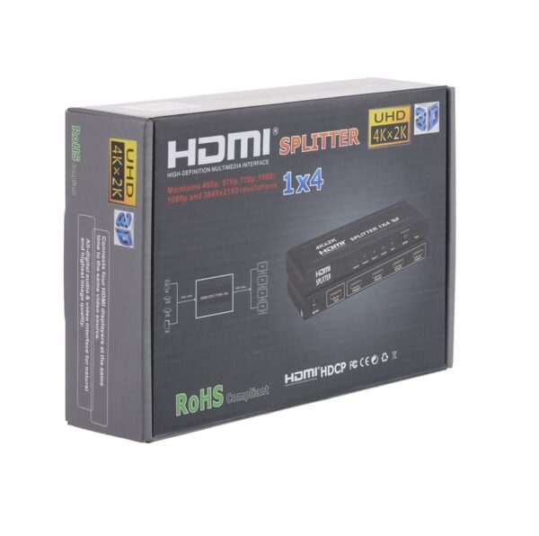 Splitter Hdmi 1x4 Activo Full Hd - Imagen 3