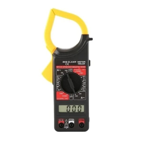 Tester Digital Con Amperimetro Y Pinza Dt-266