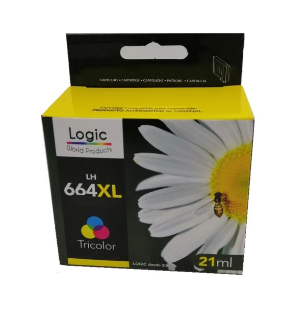 Tinta Para Hp 664 Xl Color 2.0 Logic