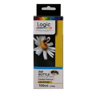 Botella de Tinta Alternativa Hp Gt52 Cyan 100ml Logic