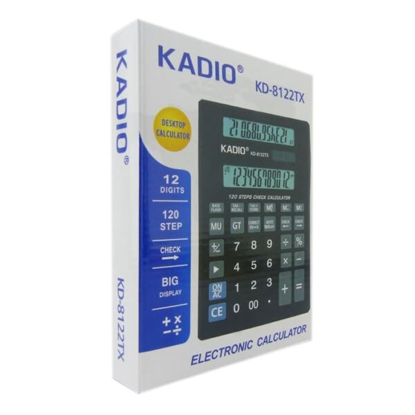 Calculadora Doble Visor Kd-8122 Kadio - Imagen 3