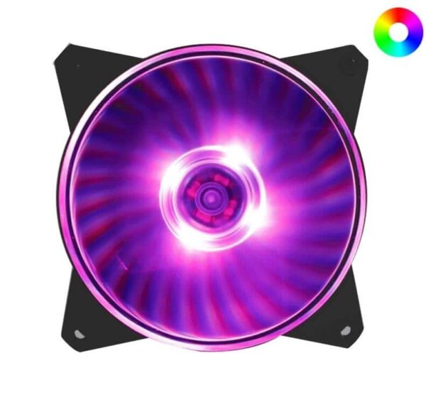 Ventilador Para Gabinete Rgb12 cm Multicolor