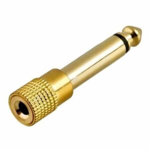 Adaptador Plug 3.5mm M A 6.3mm H Mono