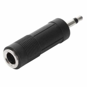 Adaptador Plug 6.3 mm A 3.5 mm Mono