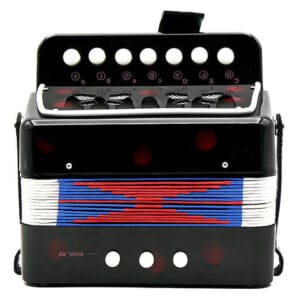 Acordeon De Niño 7 Notas Negro Mlab