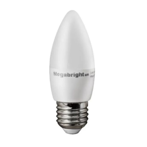 Ampolleta 5w Tipo Vela E27 Luz Fria Megabright