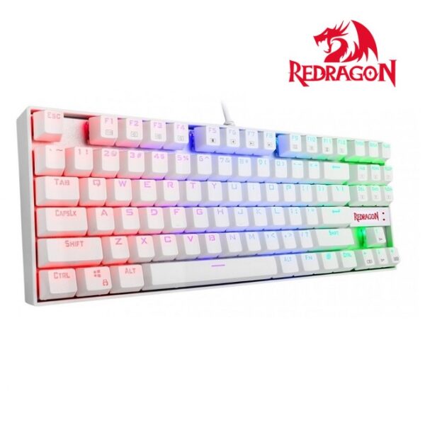 Teclado Gamer Redragon Kumara K552W-RGB White