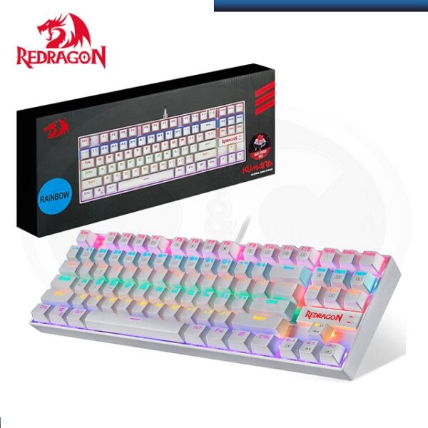 Teclado Gamer Redragon Kumara K552W-RGB White - Imagen 2