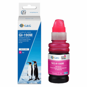 Botella de Tinta Para Canon Gi-190 Magenta GyG