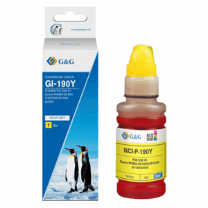 Botella de Tinta Para Canon Gi-190 Yellow