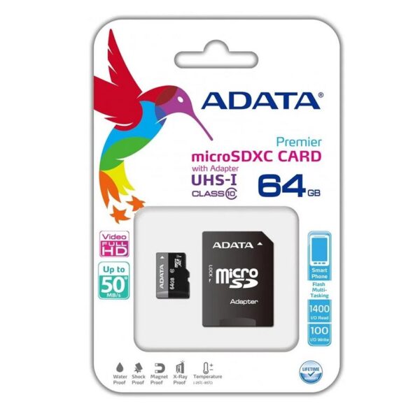 Memoria Micro Sd Adata 64gb