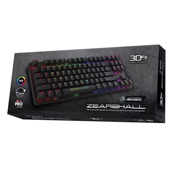 Teclado Gamer Mecanico 3dfx Zearbhall Pro - Imagen 2