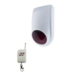 Alarma Inalambrica Con Sirena y Control Remoto