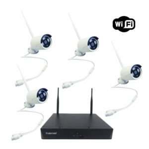 Kit DVR + 4 Camaras Full HD Con WI-FI Jortan