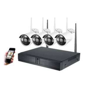 Kit Dvr + 4 Camaras De Seguridad Wifi 5G