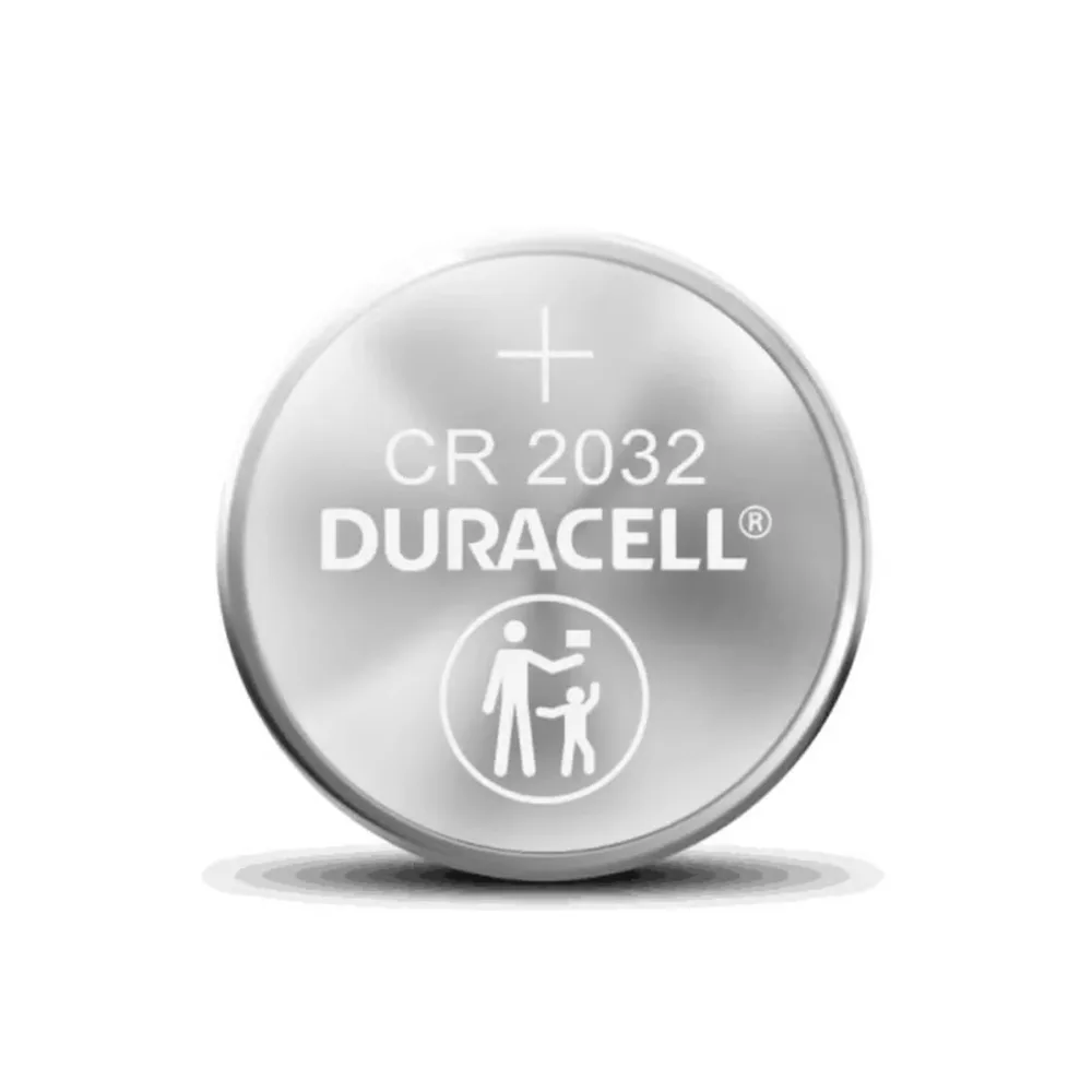 Pila CR2032 Duracell 3V - vista frontal en Talca - Imextec