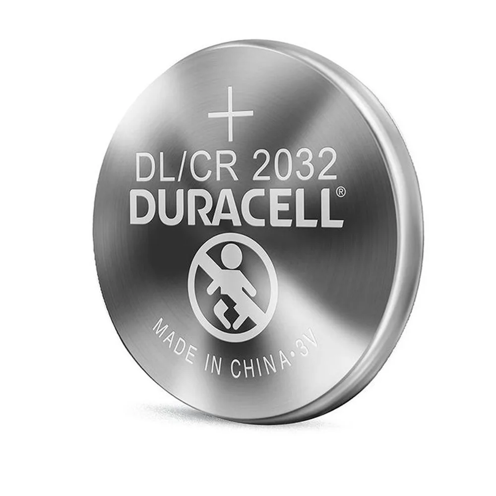 Pila CR2032 Duracell 3V - vista lateral en Talca - Imextec