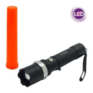 Linterna LED Metalica Con baston Luminoso