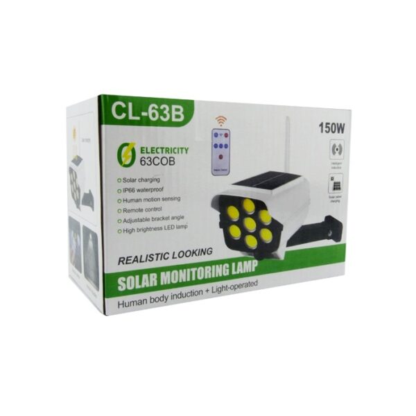 Foco Led Solar Tipo Camara 150W Modelo CL-63B - Imagen 2