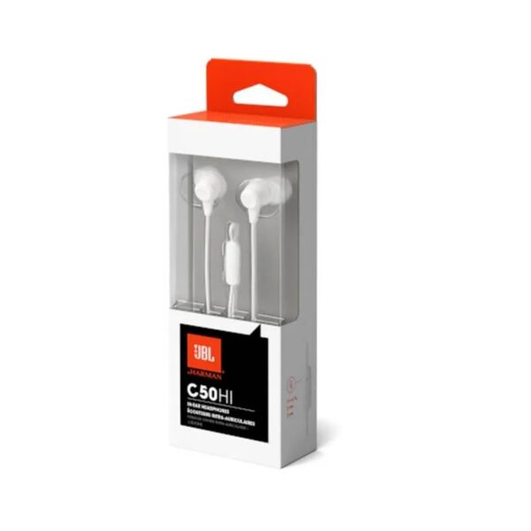Audifonos Jbl C50 Blanco - Imagen 2