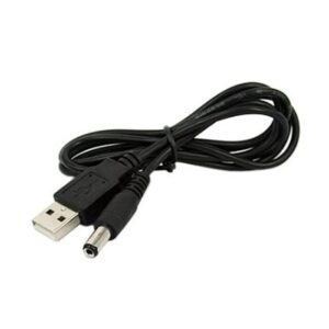 Cable Usb a Conector Dc 5.5x2.1mm 1mt