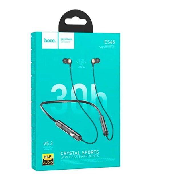 Audifonos Bluetooth ES65 Hoco Negro - Imagen 2