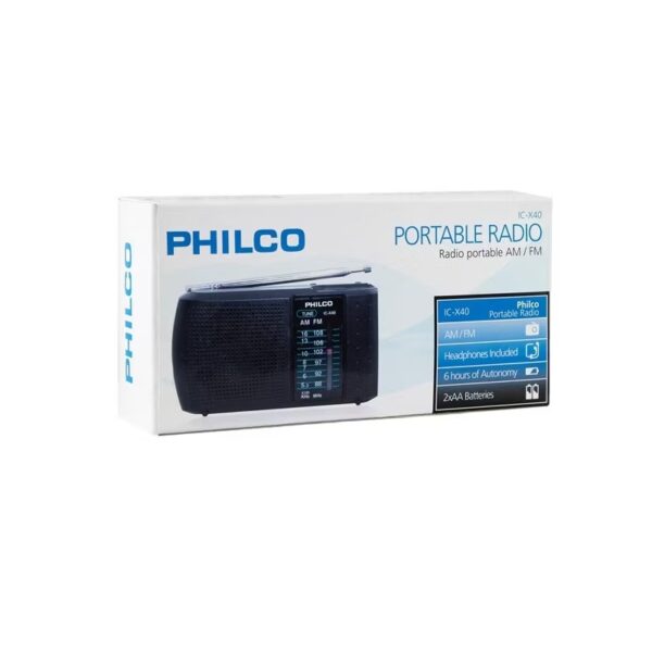 Radio a Pilas Philco ICX-40 Fm - Imagen 2
