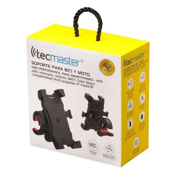 Soporte Celular Bicicleta O Moto Tecmaster TM-700503 - Imagen 2