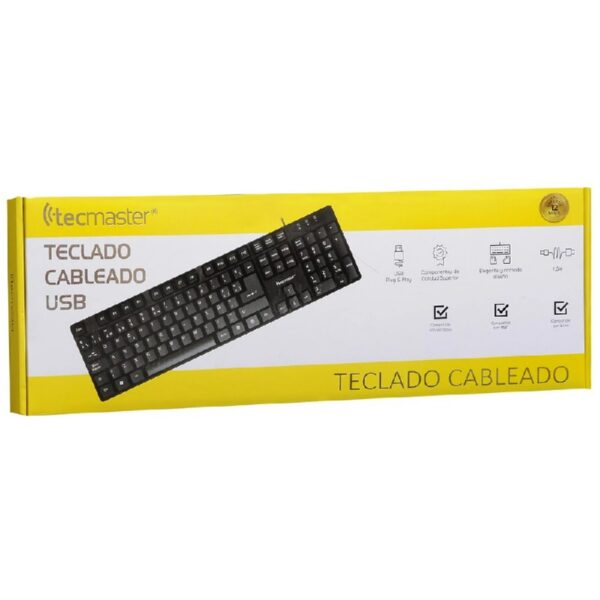 Teclado Cableado Tecmaster TM-100513 - Imagen 2
