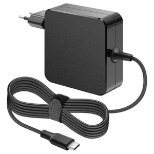 Cargador para notebook USB-C de 65 W con cable integrado