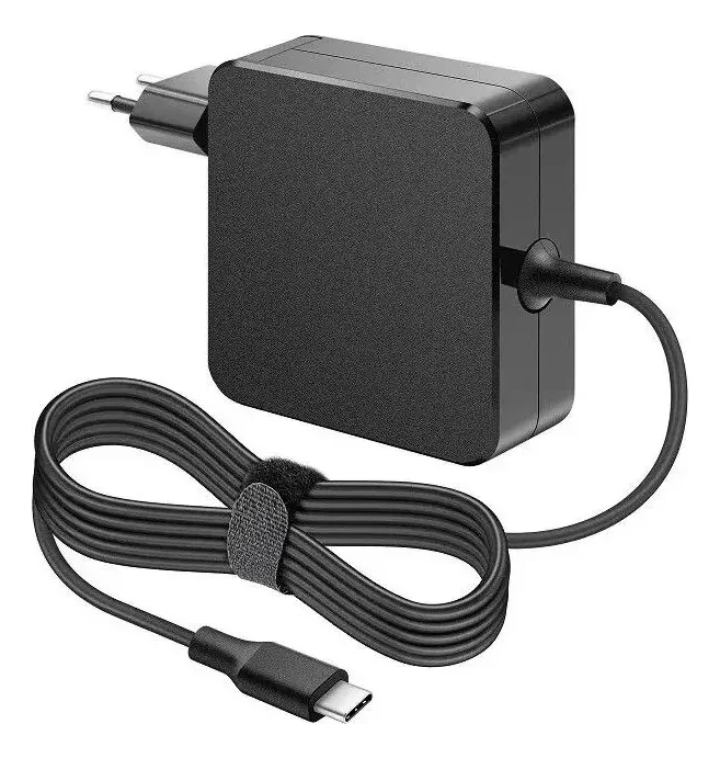 Cargador para notebook USB-C de 65 W con cable integrado
