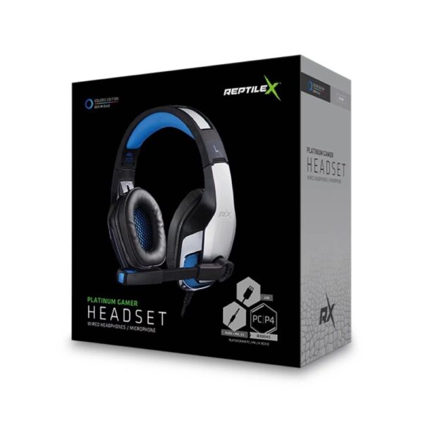 Audifonos Gamer Platinum Reptilex rx004 - Imagen 2