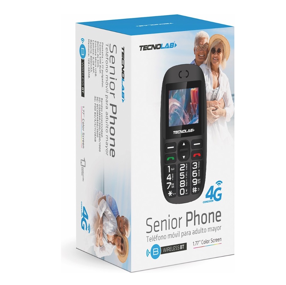 Telefono Senior 4g Pantalla 1,77 Dual Sim TL4862