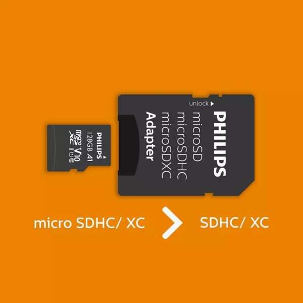 Memoria Micro SD CL10 128GB Philips2