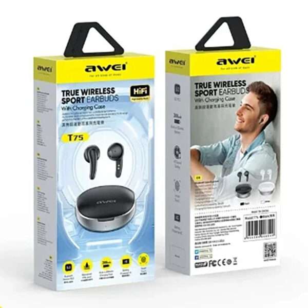 Audifonos Inalambricos In Ear Awei T75 - Imagen 3