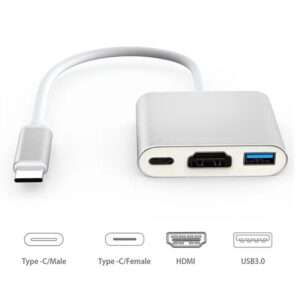 Cable Adaptador Tipo C A Tipo C HD   y Usb