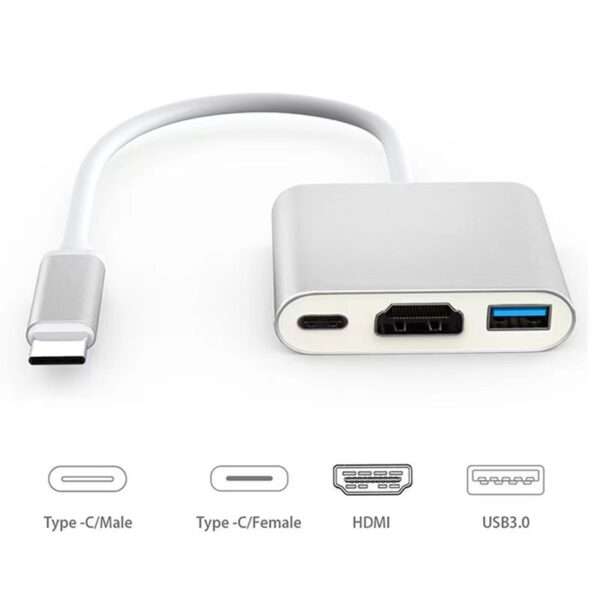 Cable Adaptador Tipo C A Tipo C HD   y Usb