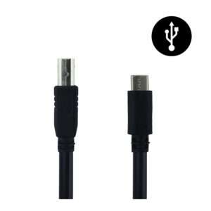 Cable Impresora Conector tipo C 3 Metros
