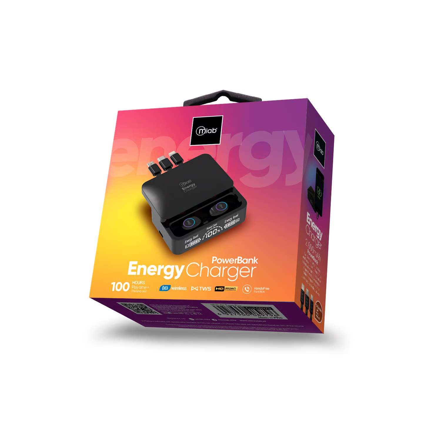 Audifonos inalámbricos In Ear Energy Charger Mlab3