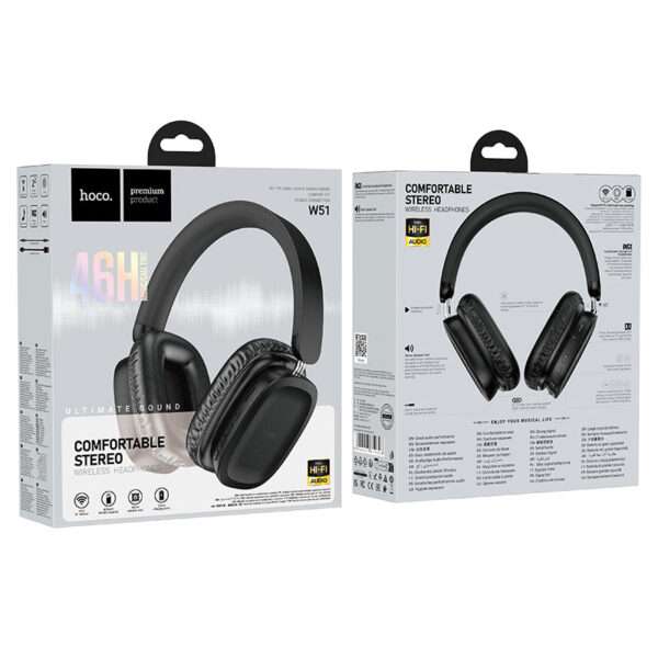Audifonos Inalambrico On Ear W51 Hoco - Imagen 3