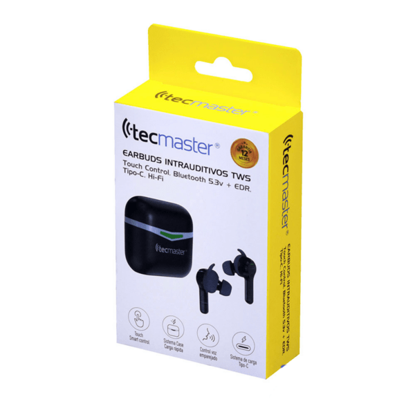 Audifonos Inalambricos In Ear Tecmaster TM-300520 - Imagen 3
